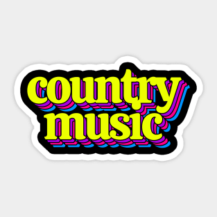 Country Music Sticker